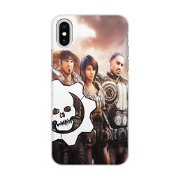 Заказать чехол для iPhone X/XS в Москве. Чехол для iPhone X/XS, объёмная печать Gears of War  от THE_NISE  - готовые дизайны и нанесение принтов.