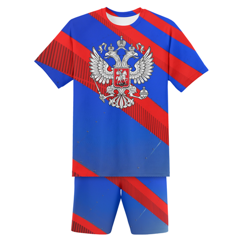 Заказать футбольную форму для детей в Москве. Футбольная форма детская Russia от THE_NISE  - готовые дизайны и нанесение принтов.