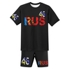 Заказать футбольную форму для детей в Москве. Футбольная форма детская 46 RUS от ГПМНпR'n'R - готовые дизайны и нанесение принтов.