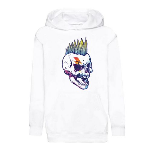 Заказать детскую толстовку в Москве. Толстовка детская Rock Skull от Jimmy Flash - готовые дизайны и нанесение принтов.