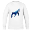 Заказать детские свитшоты в Москве. Свитшот детский Синий кит от tigerda  - готовые дизайны и нанесение принтов.