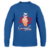Заказать детские свитшоты в Москве. Свитшот детский Korean Finger Heart Sticker от cherdantcev - готовые дизайны и нанесение принтов.