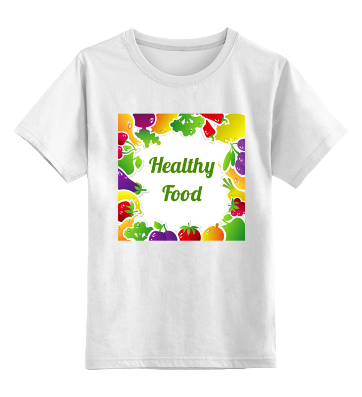 Printio Детская футболка классическая унисекс Healthy food printio свитшот унисекс хлопковый healthy food