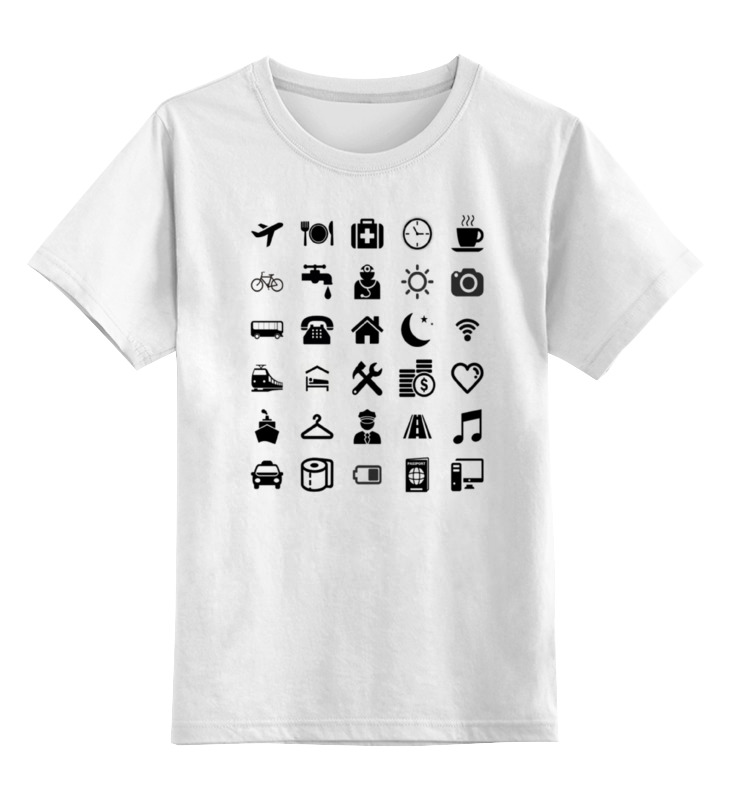 Printio Детская футболка классическая унисекс Принт для путешественников