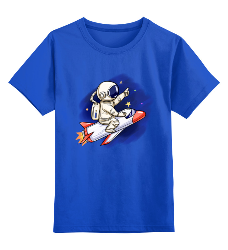 Printio Детская футболка классическая унисекс Полет на луну