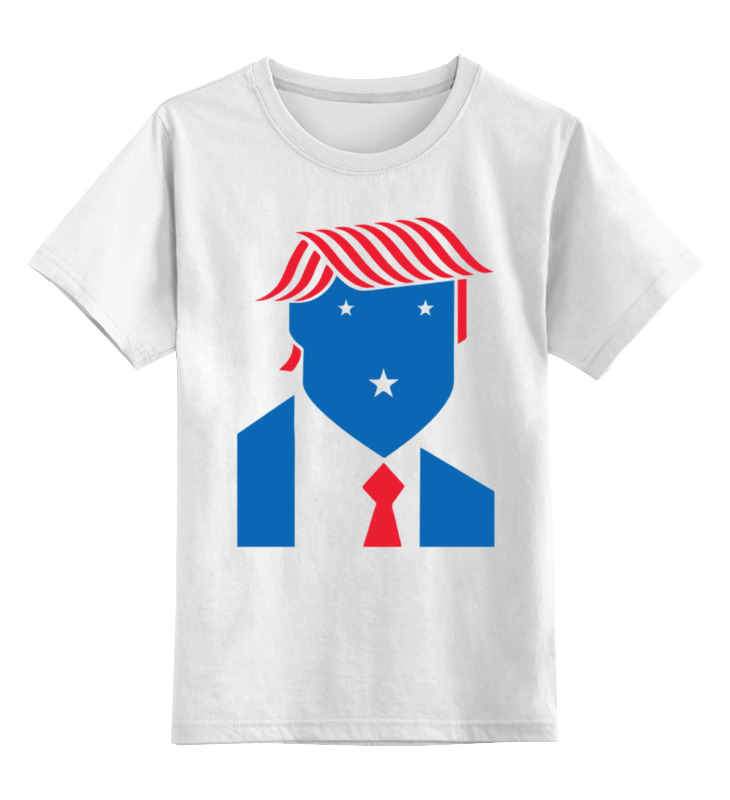 Printio Детская футболка классическая унисекс Дональд трамп