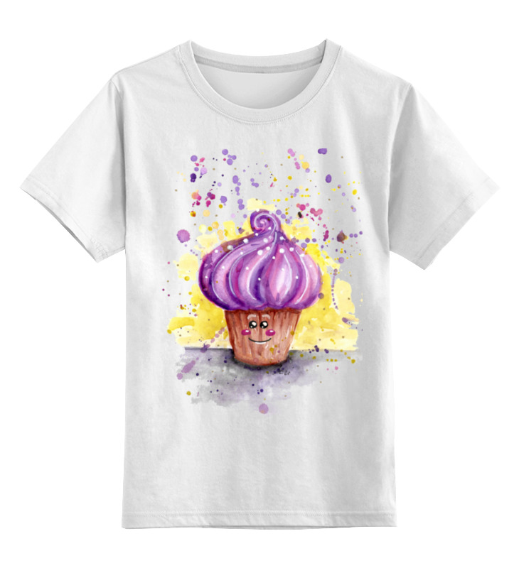 Printio Детская футболка классическая унисекс Сладкий кексик детская футболка кружечка милый пикачу 140 темно розовый