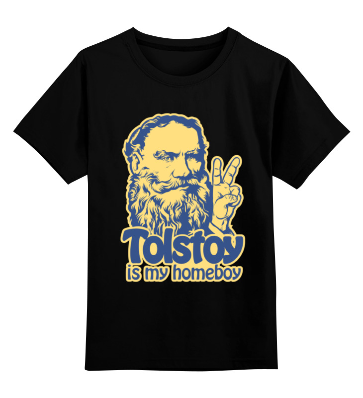 Printio Детская футболка классическая унисекс Толстой мой кориш! цена и фото