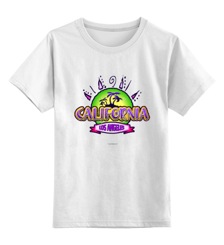 цена Printio Детская футболка классическая унисекс Калифорния