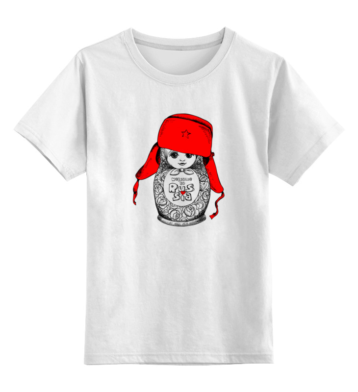 Printio Детская футболка классическая унисекс Матрешка