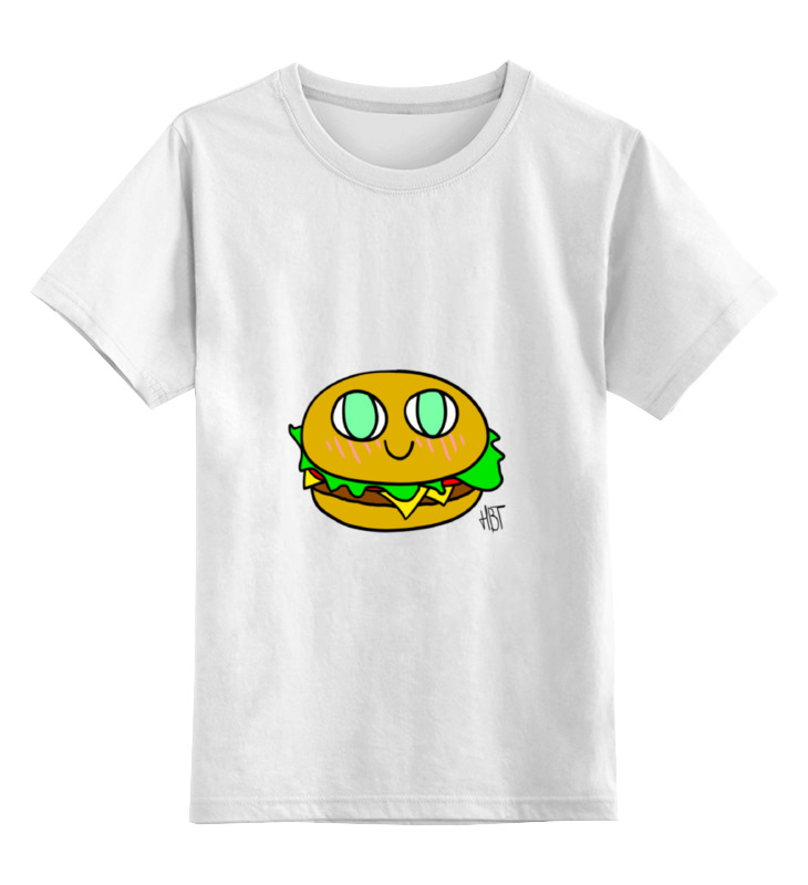 Printio Детская футболка классическая унисекс Гамбургер кронидов греча с котлетой