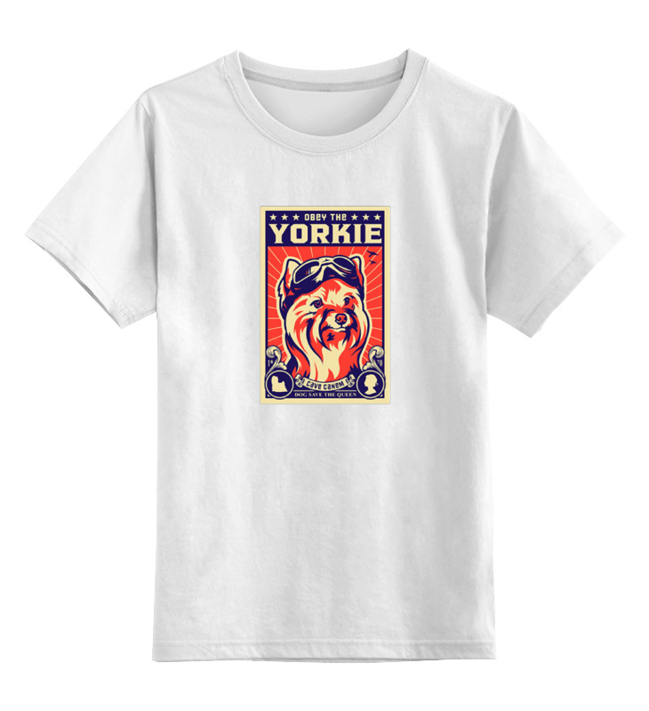 Printio Детская футболка классическая унисекс Собака: yorkie printio сумка собака yorkie