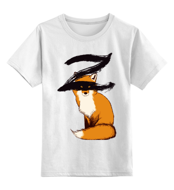 Printio Детская футболка классическая унисекс Лиса зорро