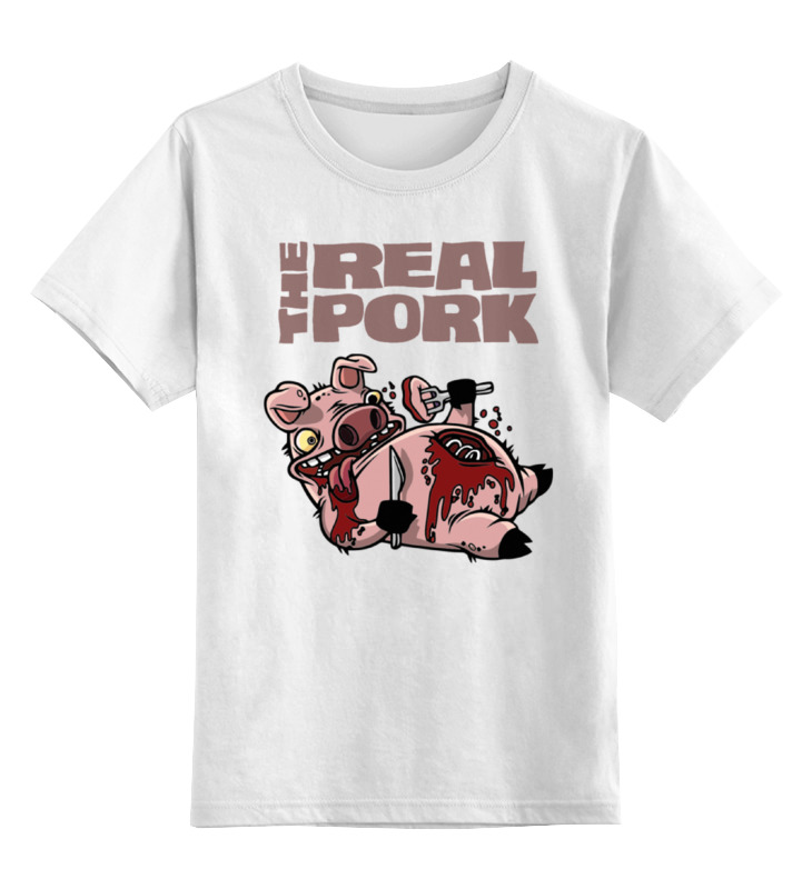 Printio Детская футболка классическая унисекс Настоящая свинина printio лонгслив настоящая свинина
