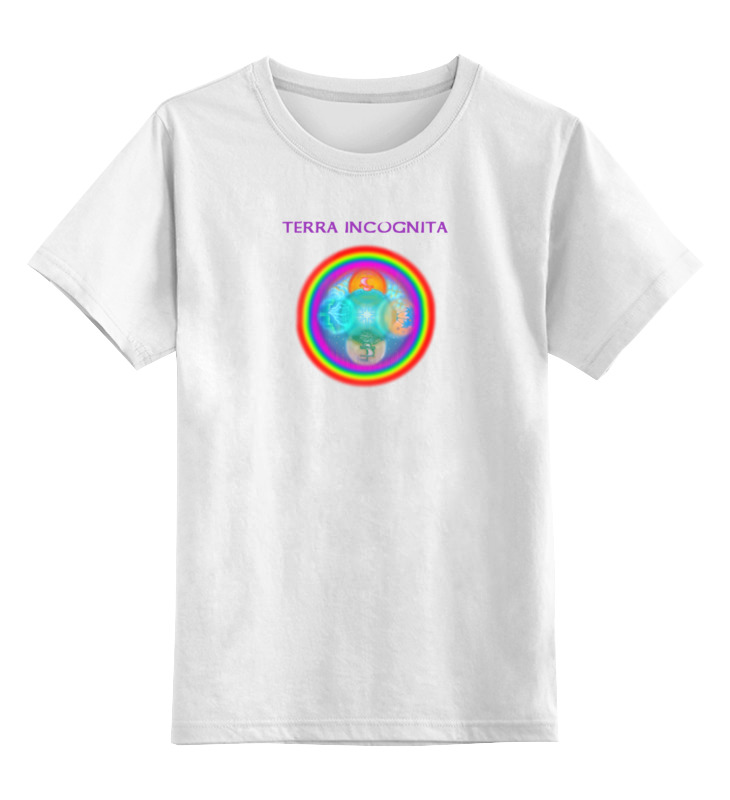 цена Printio Детская футболка классическая унисекс Terra incognita.