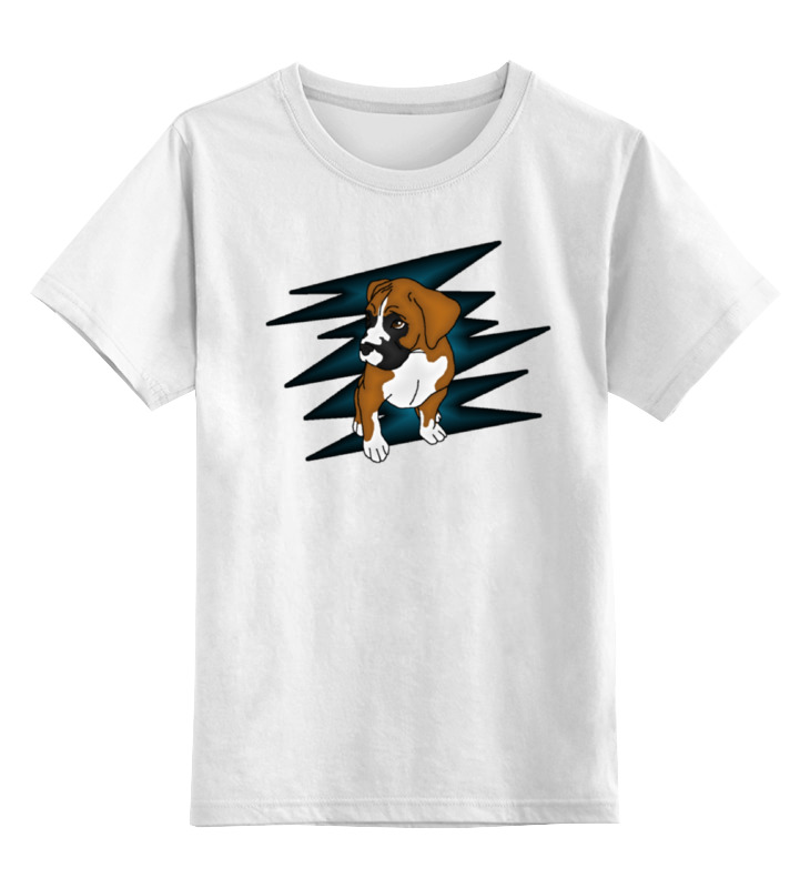 Printio Детская футболка классическая унисекс Puppy boxer