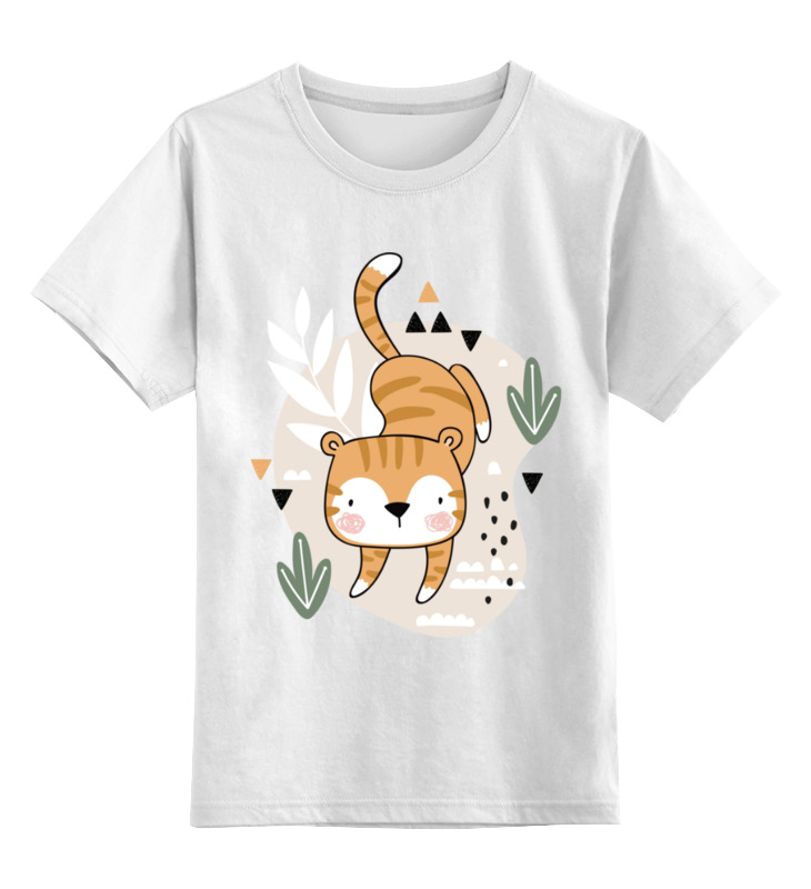 Printio Детская футболка классическая унисекс Маленький опасный тигр