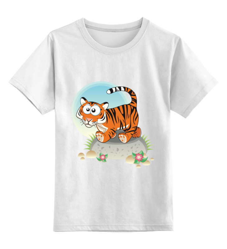 цена Printio Детская футболка классическая унисекс Тигрёнок