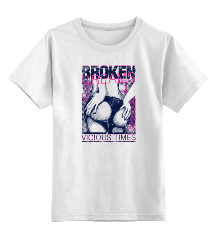 Printio Детская футболка классическая унисекс Broken dreams printio майка классическая broken dreams
