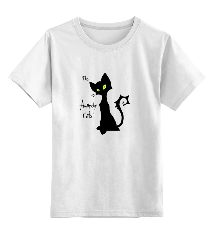 Printio Детская футболка классическая унисекс Кот-анархист printio детская футболка классическая унисекс кот анархист