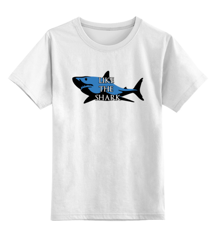 Printio Детская футболка классическая унисекс Like the shark printio майка классическая like the shark