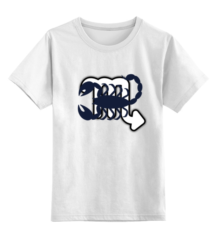 Printio Детская футболка классическая унисекс Скорпион. printio детская футболка классическая унисекс скорпион зодиак