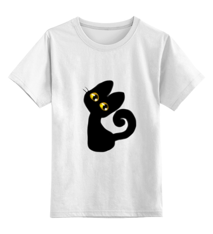 Printio Детская футболка классическая унисекс Котейка) printio детская футболка классическая унисекс котейка рубль бережет