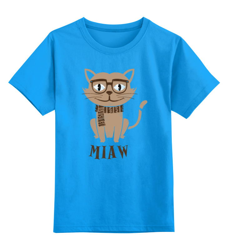 Printio Детская футболка классическая унисекс Умный кот printio футболка классическая умный кот