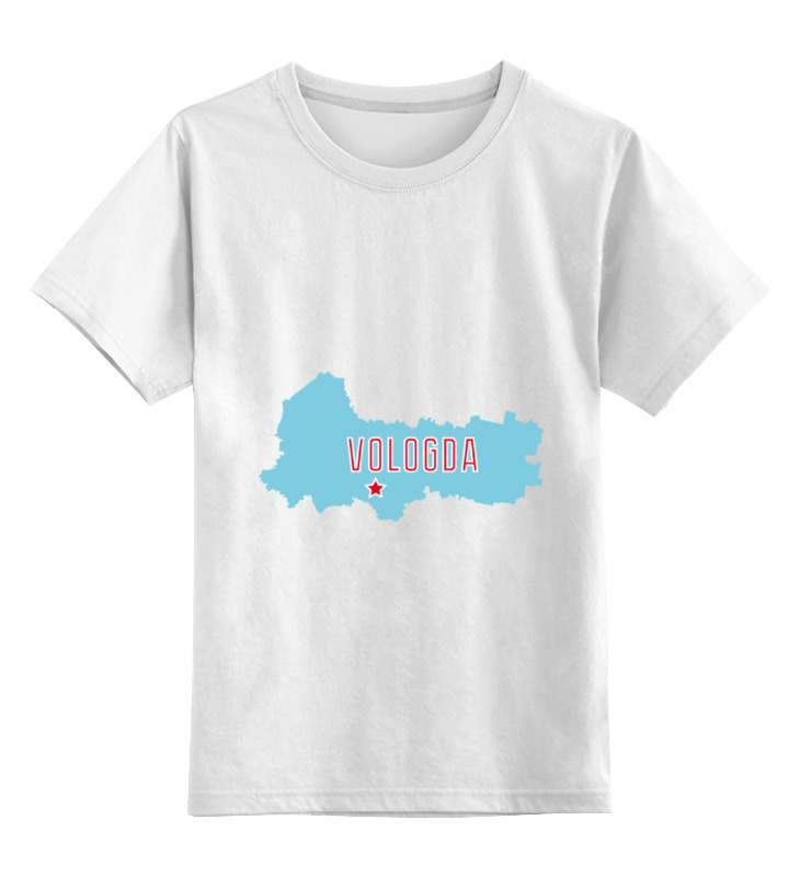 Printio Детская футболка классическая унисекс Вологодская область. вологда