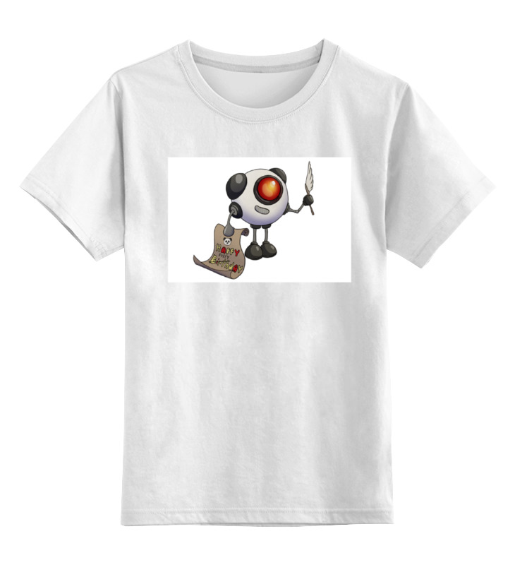 Printio Детская футболка классическая унисекс Веселый робот