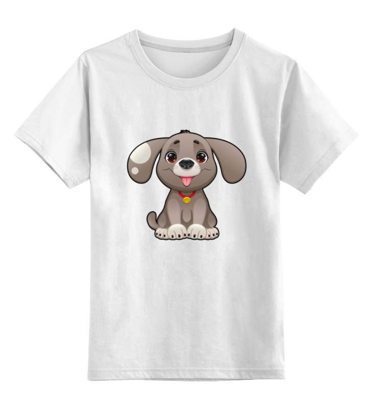 Printio Детская футболка классическая унисекс Милая собачка printio детская футболка классическая унисекс милая моя