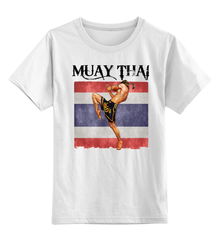 цена Printio Детская футболка классическая унисекс Muay thai муай тай тайский бокс
