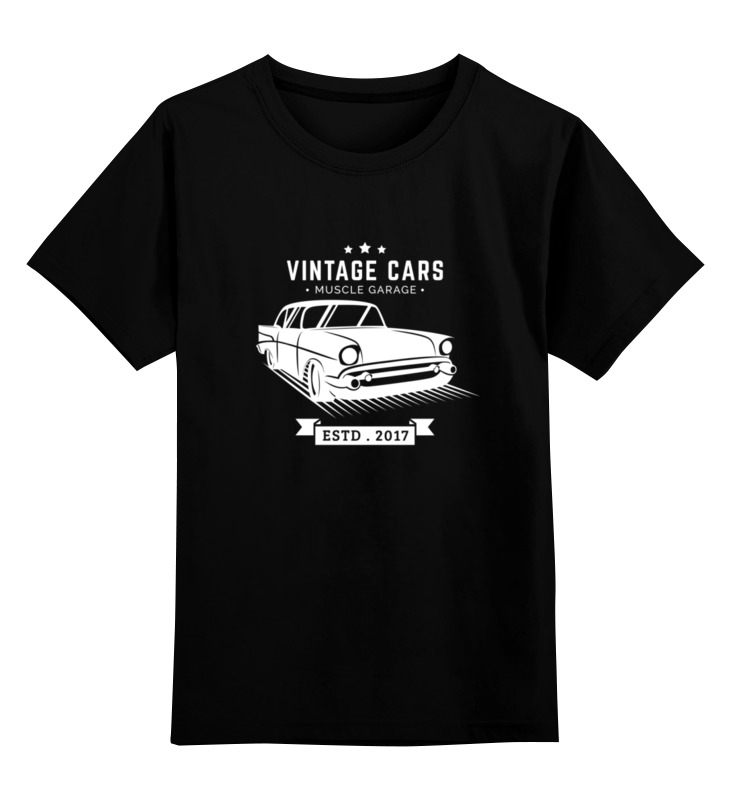 Printio Детская футболка классическая унисекс Vintage cars