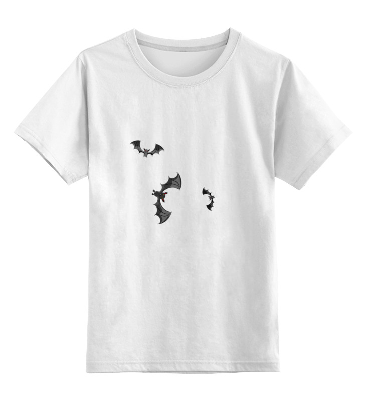 цена Printio Детская футболка классическая унисекс Летучая мышь выбирается из полуоткрытой молнии