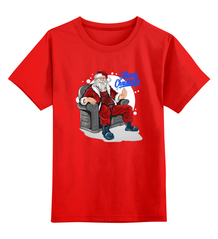 Printio Детская футболка классическая унисекс Merry christmas