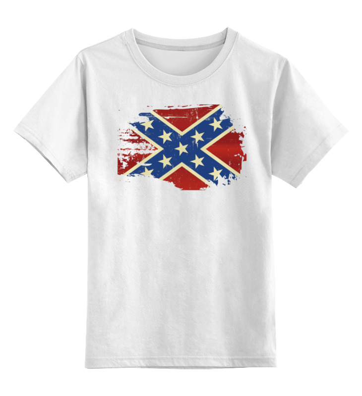 Printio Детская футболка классическая унисекс Флаг конфедерации сша