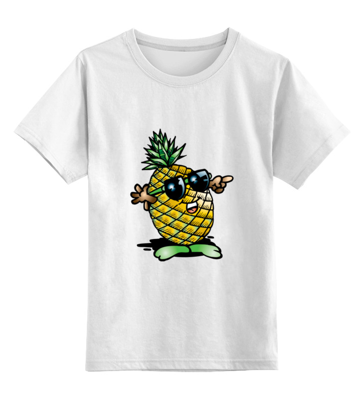 Printio Детская футболка классическая унисекс Ананас