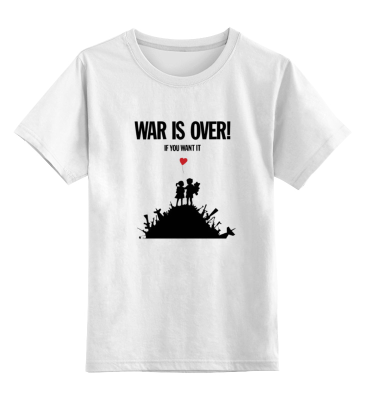 Printio Детская футболка классическая унисекс War is over printio свитшот унисекс хлопковый war is over война закончена