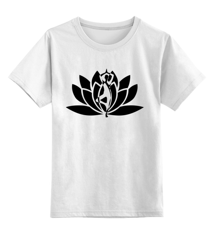 Printio Детская футболка классическая унисекс Лотос медитация