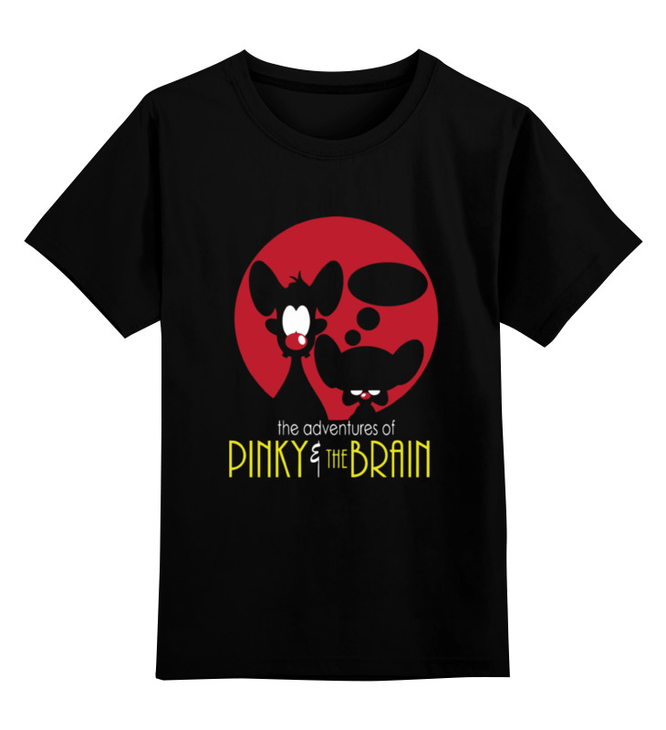 Printio Детская футболка классическая унисекс Пинки и брэйн printio лонгслив пинки и брэйн
