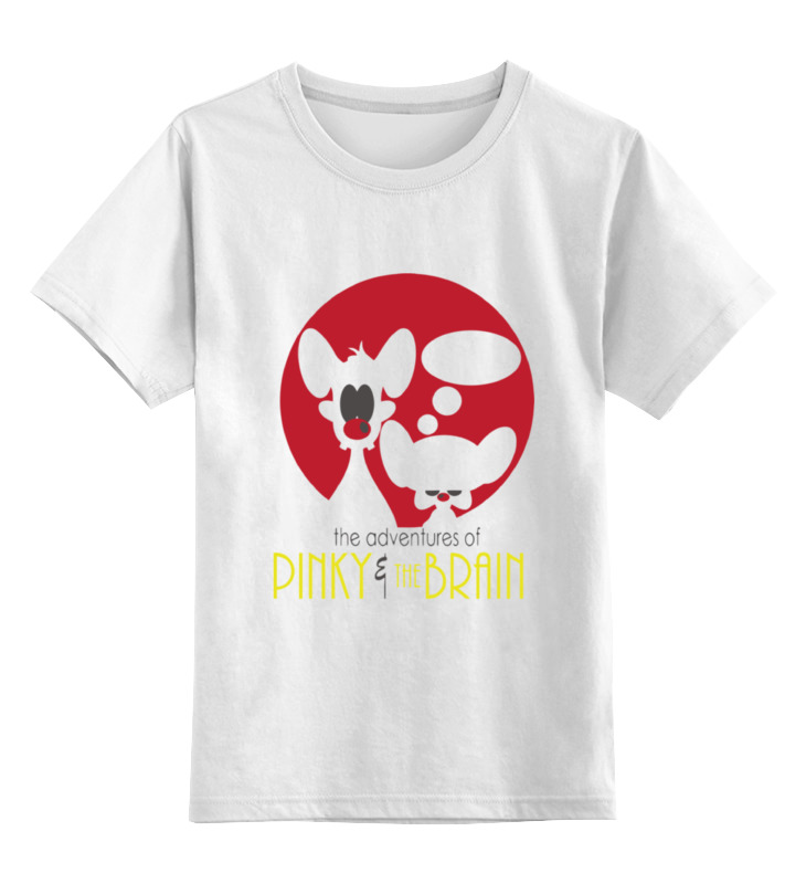 Printio Детская футболка классическая унисекс Pinky & brain printio детская футболка классическая унисекс pinky