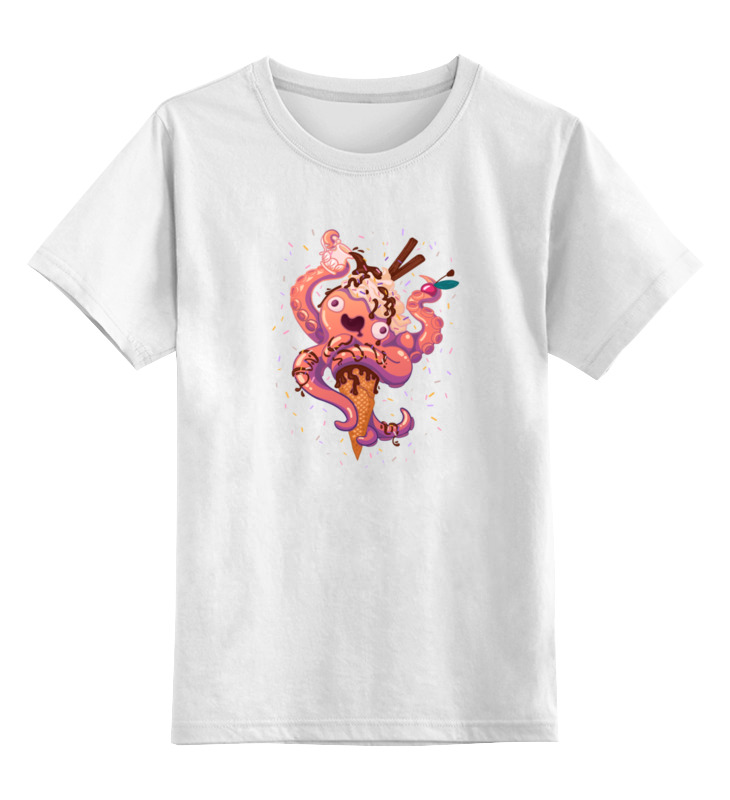 Printio Детская футболка классическая унисекс Крик кальмара