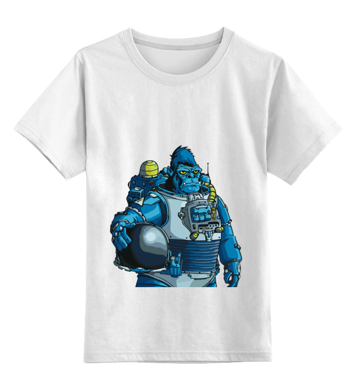 Printio Детская футболка классическая унисекс Космическая горилла