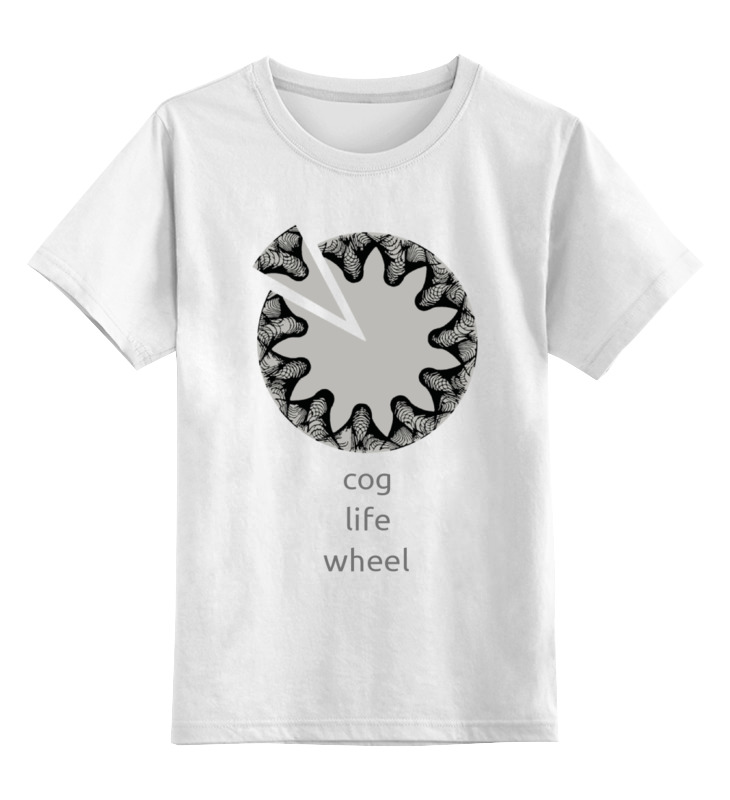 Printio Детская футболка классическая унисекс Life cogwheel life cogwheel 1977699 5xs белый