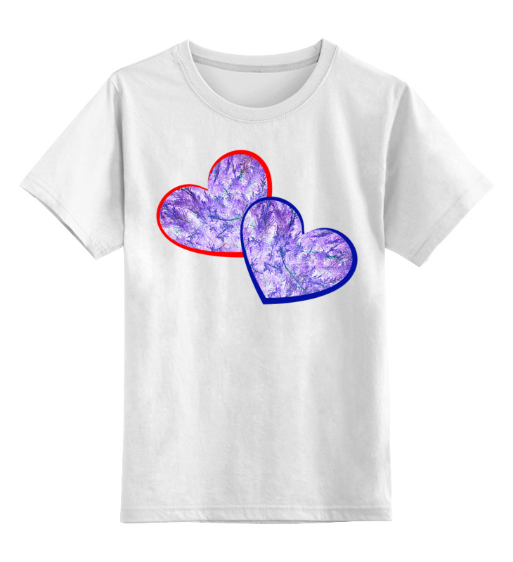 printio детская футболка классическая унисекс сердечки Printio Детская футболка классическая унисекс Сердечки.