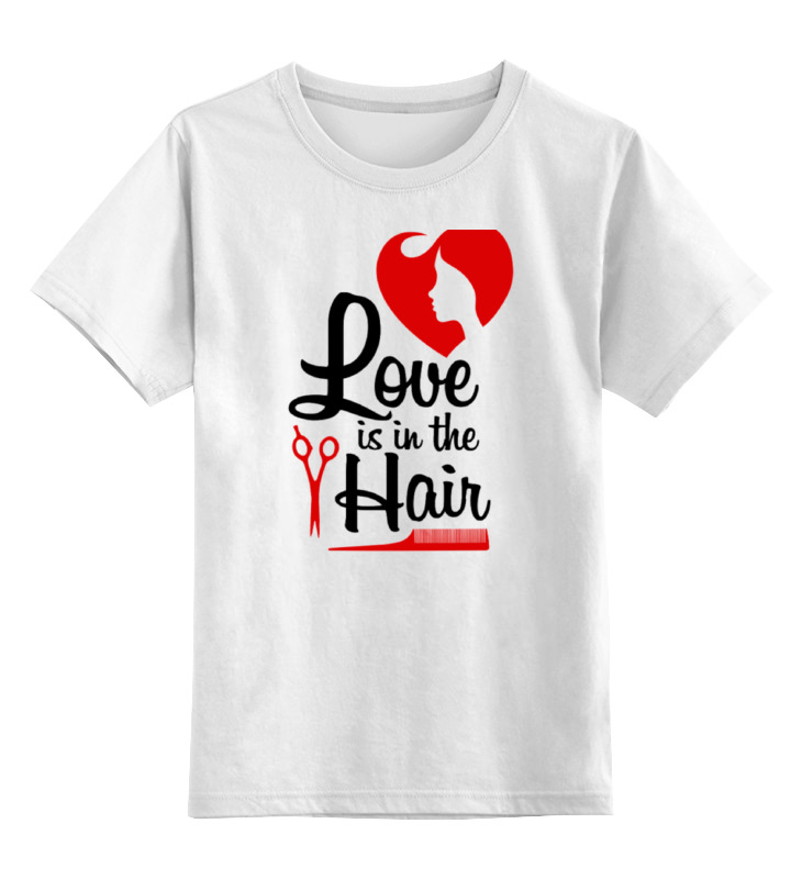 Printio Детская футболка классическая унисекс Любовь. прически. printio сумка любовь прически