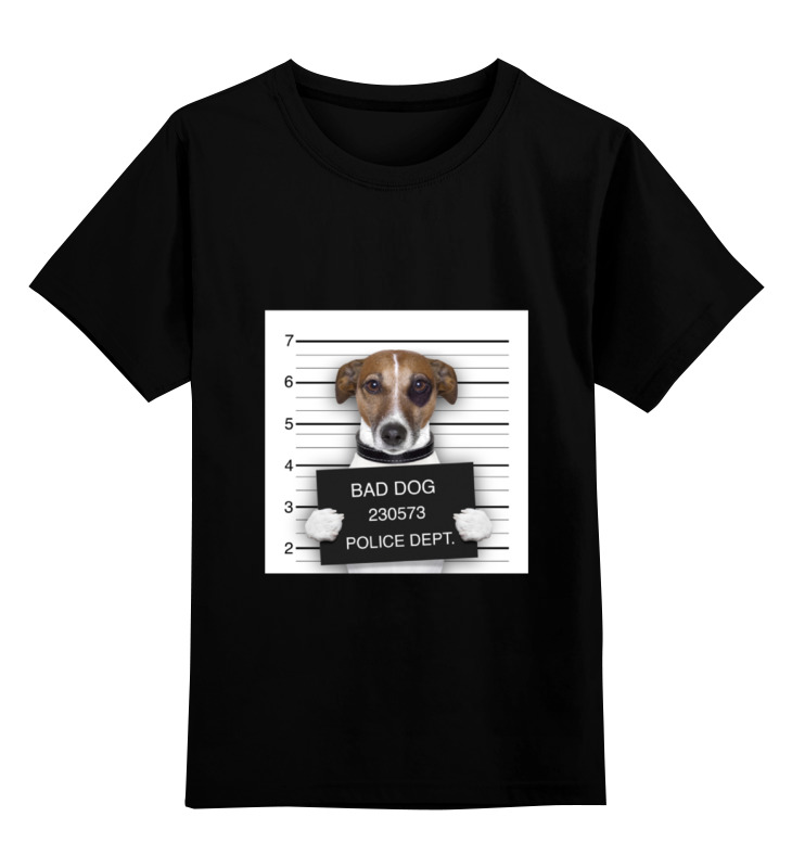 printio футболка классическая bad dog плохой пес Printio Детская футболка классическая унисекс Bad dog (плохой пес)