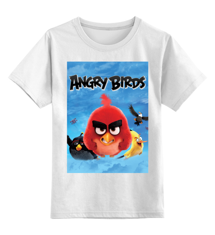 Printio Детская футболка классическая унисекс Engry birds 2016 детская футболка классическая унисекс nature vs nurture 1636999 цвет белый пол муж размер 2xs