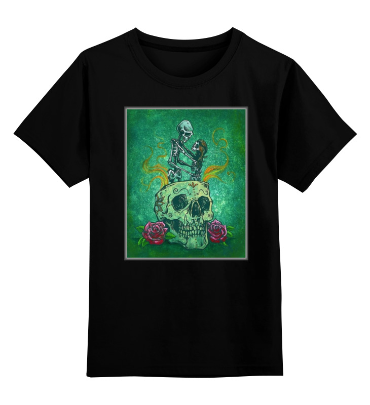 Printio Детская футболка классическая унисекс Skeleton art