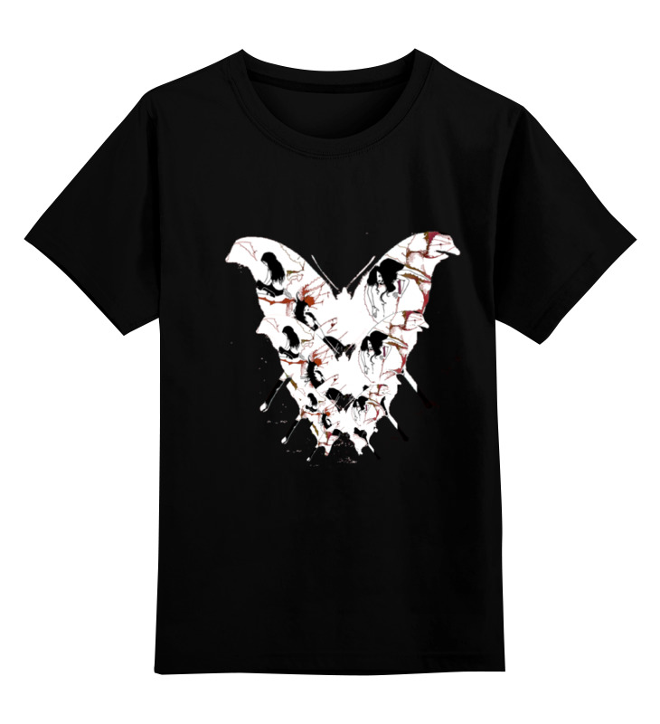 Printio Детская футболка классическая унисекс Бабочка ангела смерти самошкина наталья ловец заблудших душ